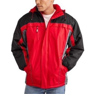 Climate Concepts winter jacket Red, black and gray Size XL New with tag